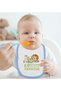 Kids Ep I Want Designed Blue Baby Food Bib-2 - 2