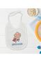Kids White Baby Food Bib with Super Fluffy Design-1