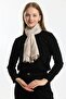 Soft Cazz Scarf (Average 40x150 Cm - Narrow Size, Not Shawl!!! )Beige - 2