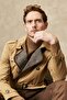 Men's Beige Standard Fit Regular Cut Baby Collar Waist Belted Cotton Winter Trench Coat