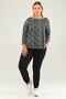 Snake Pattern Basic Sweat-anthracite - 2
