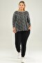 Snake Pattern Basic Sweat-anthracite - 3