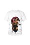 توباك 2pac الهيب هوب تي شيرت