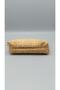 Jute Patterned Yellow Makeup Bag (with guipure) - 2
