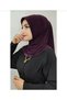 Women's Takmatik Ready-To-Wear Scarf Plum - 2