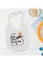 Ceo Olucam Designed White Baby Food Bib-1