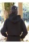 Women's Black Thick Fleece Tracksuit Set - 4