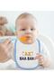 Kids Az Baa Bak Designed Blue Baby Food Bib - 2
