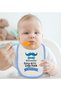 Kids Circumcision Designed Blue Baby Food Bib-7 - 2