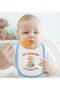 Designed Blue Baby Food Bib - 2