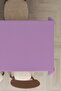 Lilac Plain Tablecloth Thai Feather Velvet Stain Resistant Washable Woven Fabric Plain Single Color Mso013 - 2