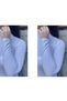 White Long Sleeve Women's Body - Half Turtleneck - 2 Pieces - 6