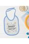 Kids Blue Baby Food Bib with Dropping Design-1