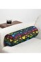تصميم خاص بنمط قلب ملون مع حشوة داخلية حديثة - وسادة رمي من الجلد المدبوغ بسحاب - 2