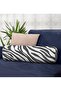 Soft Black and White Zebra Motif Digital Printed Multi-Purpose Cylinder Pillow with Inner Filling and Zipper - 2