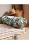 Tropical Animal & Leaf Motif Digital Printed Inner Filled - Zippered Armchair Cylinder Pillow Throw Pillow - 5