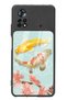 حافظة هاتف لامعة بتصميم Poco X4 Pro Koi Fish