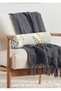 Abstract Tarazda Flower Patterned Special Colored Inner Filled Zippered Cylinder Roll Pillow Throw Pillow - 5