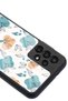 Samsung A-13 Glossy Phone Case with Tiny Leaves Design - 3