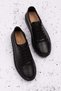 Genuine Leather Anatomical Sole Sports Shoes Ell.6839 - Black - 38 - 7