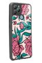 General Mobile Gm 22 Plus Glossy Phone Case with Fuchsia Floral Design - 2