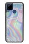 Oppo Realme C15 Neon Checkerboard Design Glossy Phone Case