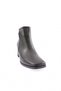 Women's Blunt Toe Zippered Heeled Boots Black 213130242674 - 2