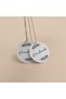 50 Pieces (4 Cm) Handmade Non-Adhesive Printed Label / Wedding Engagement Wedding Gift Label / Round