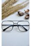 Teresa Unisex Square Rectangle Black Blue Light Protected Blue Block New Season Vintage Retro Goggles - 2