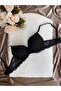 Women's Black Color Lace Padded Underwire Bra - 5
