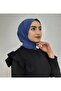 Snap-On Scarf Compatible Sea and Pool Shawl Indigo - 5