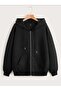 Twentyone Gray Women's Zippered Sweat Cardigan Tyc00198797516 - 2