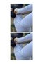 White Long Sleeve Women's Body - Half Turtleneck - 2 Pieces - 3