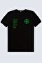 Flat Off Black Short Sleeve Women's T-shirt - 2
