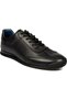 13222 Black Leather Men's Daily Casual Shoes
