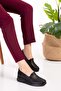 Genuine Leather Orthopedic Sole Classic Shoes Ndr.3601 - Black - 38 - 3