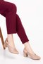 Women's Genuine Leather Classic Heeled Shoes Şhn.813 - Mink - 39 - 3
