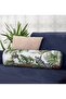 Tropical Animal & Leaf Motif Digital Printed Inner Filled - Zippered Armchair Cylinder Pillow Throw Pillow