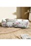 Flower & Flower Bundles Special Design Modern Inner Filled Zippered Suede Cylinder Roll Pillow Throw Pillow