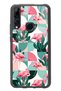 Huawei Y9 Prime Retro Flamingo Wallpaper Design Glossy Phone Case