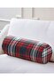Modern Art Designed Digital Printed Inner Filled - Zippered Suede Armchair Cylinder Pillow Throw Pillow - 3