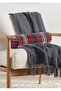 Modern Art Designed Digital Printed Inner Filled - Zippered Suede Armchair Cylinder Pillow Throw Pillow - 5