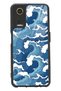 General Mobile Gm 22 Pro Blue Wave Design Glossy Phone Case