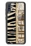 Samsung A70 Zebra Newspaper Design Glossy Phone Case
