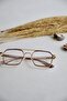 Blue Light Protective Glasses Unisex New Model Blue Block Screen Goggles Rose Honey Frame Transparent Glass - 6