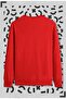 Red Plain Basic Crew Neck Sweatshirt - 2
