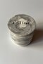Concrete Coffee Can with Lid Marble Pattern - 2