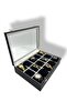 Richbox 15-Piece Watch Box Black/white Decorative Corner Protected - 2