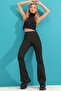 Black Double Pocket Spanish Leg Steel Pants Alc-X9289 - 2