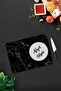 Black Marble Looking Bon Appetit Glass Cutting Board - 30cm X 40cm - 4